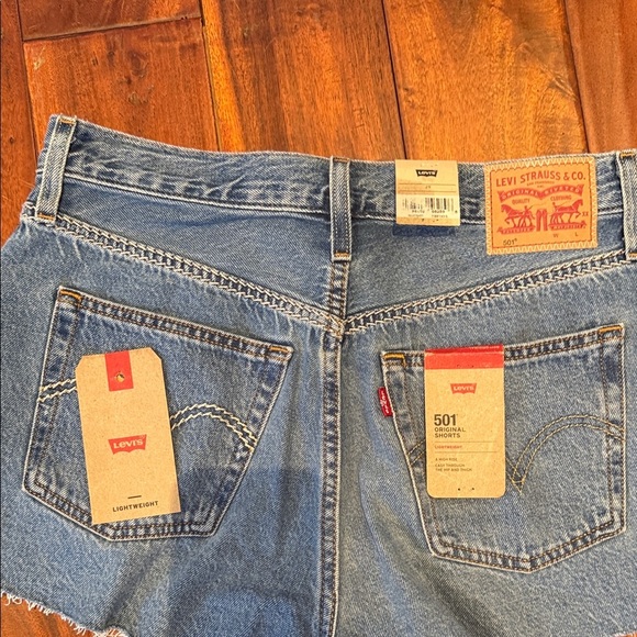 Levi's Pants - NWT Levi's Distressed Blue Jean Shorts